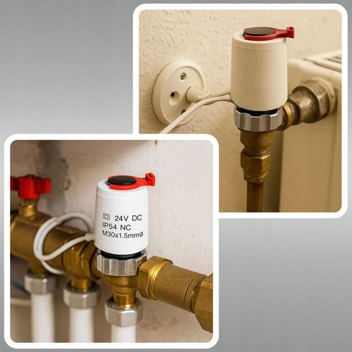SIŁOWNIK TERMOELEKTRYCZNY DO ROZDZIELACZA ZAWORU M30 x 1.5 24V DC 2 na Arena.pl