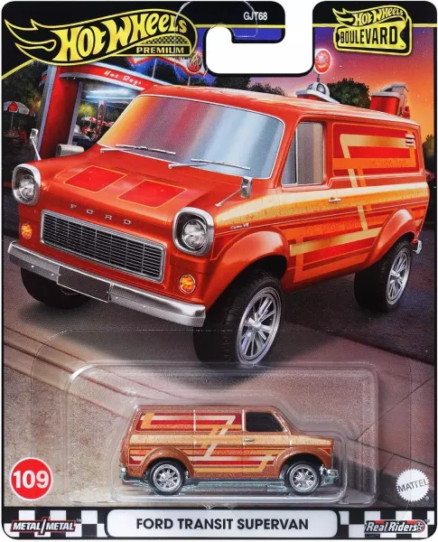 Hot Wheels. HRT76 Car Boulevard. Ford Transit Supervan zdjęcie 1