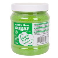 kolorowy cukier do waty cukrowej zielony naturalny smak waty cukrowej