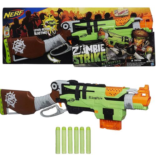 NERF Zombie Slingfire karabin na Arena.pl
