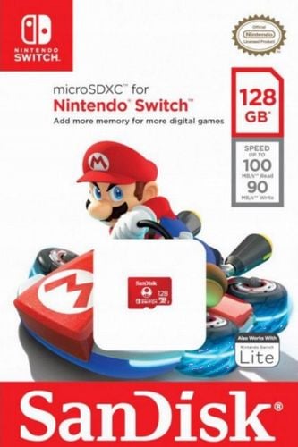 Karta microSD Sandisk 128GB microSDXC 100MB/s A1 V30 Nintendo Switch na Arena.pl