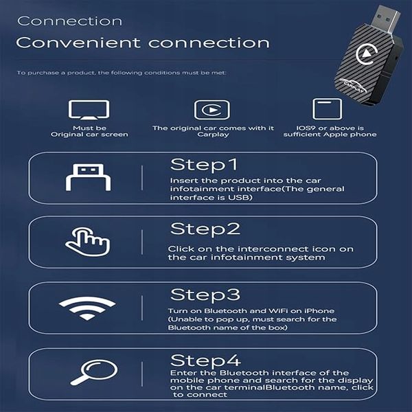 Bezprzewodowy adapter CarPlay zdjęcie 6