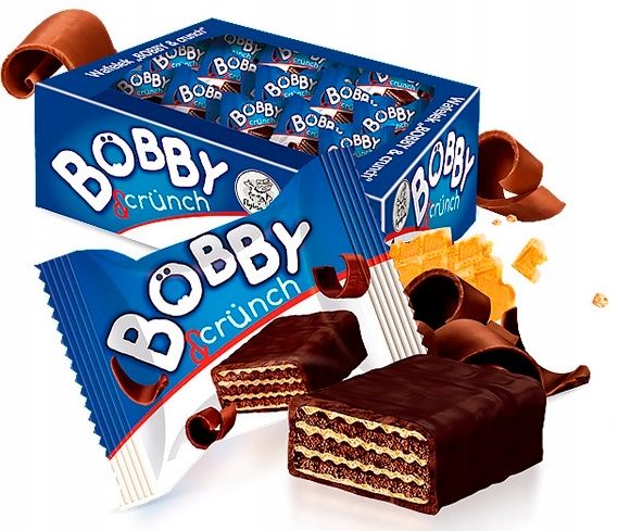 ABK Wafelki „Bobby & Crunch” Kakaowe 1,2kg zdjęcie 1