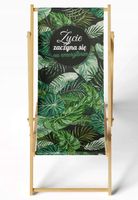 Leżak ogrodowy plażowy prezent Emeryta Emerytki