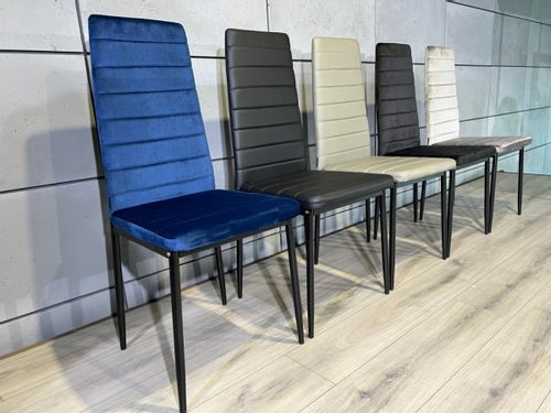 Krzesło VALVA VELVET BLUE na Arena.pl