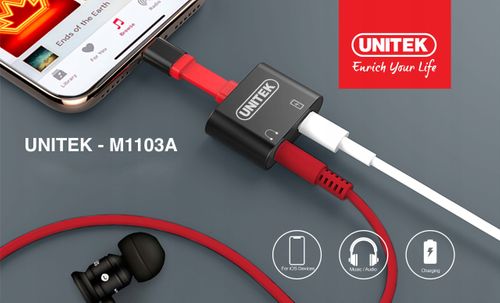 UNITEK Kabel Adapter Lightning Jack iPhone 7 8 XR na Arena.pl