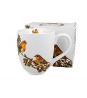 KUBEK DUŻY XXL DUO PTAKI RUDZIKI RUDZIK NA PREZENT 1000 ML