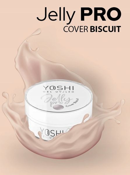 YOSHI Żel budujący Jelly PRO - Cover Biscuit - 15ml zdjęcie 3