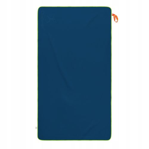 RĘCZNIK Z MIKROFIBRY 80x150 cm GRANATOWY zielona nitka NEW na Arena.pl