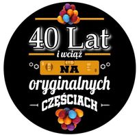 Opłatek na tort Urodziny Mechanik Drink Whisky Okazjonalny 18 30 40 50 60