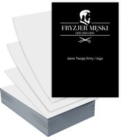 Ulotki A5 5000 szt firmowe reklamowe FRYZJER MĘSKI+ PROJEKT GRATIS