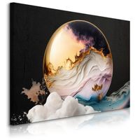 Obraz Canvas Do Salonu Sypialni Abstrakcja Marmur Styl Glamour 40cm x 30cm