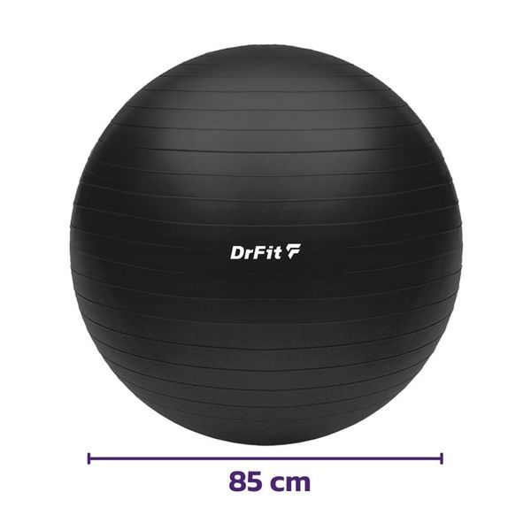 Piłka Gimnastyczna do Ćwiczeń 85 cm Fitness Joga Rehabilitacja DrFit zdjęcie 4