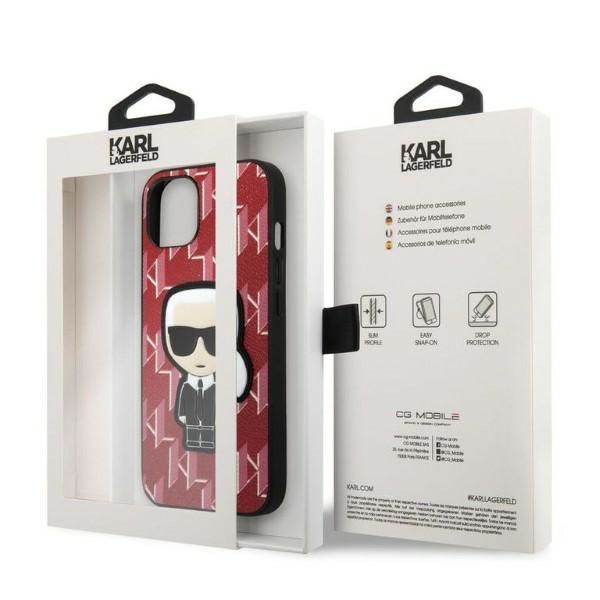 Etui Karl Lagerfeld do iPhone 15, iPhone 14, iPhone 13, Czerwony zdjęcie 8
