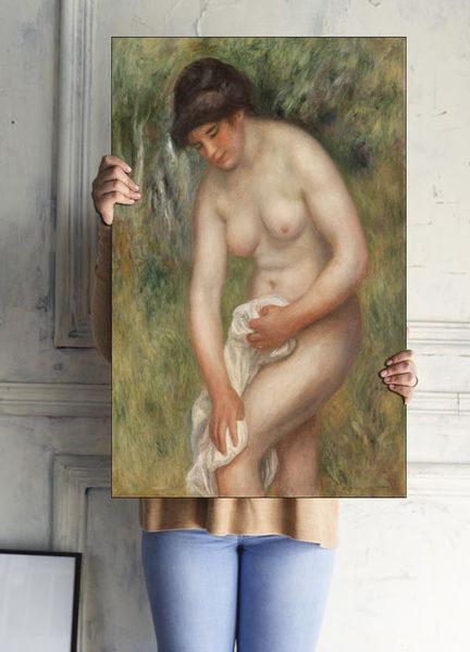 Bather Drying Herself, Pierre-Auguste Renoir - plakat 59,4x84,1 cm zdjęcie 2