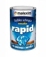 szybko schnąca emalia alkidowa rapid czarny mat 9005w 0.7l - m/rap.czm0.7