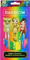 KREDKI TĘCZOWE 10 KOLORÓW RAINBOW HIGH 1219