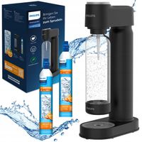 Saturator do gazowania wody PHILIPS ADD4901BK gazowanie wody, 2 butle CO2