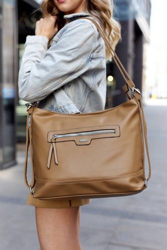 pojemna torebka damska ze skóry ekologicznej - rovicky na Arena.pl