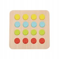 UKŁADANKA DREWNIANA KLOCKI DOPASUJ ZWIERZĘTA KSZTAŁTY KOLORY TOOKY TOY