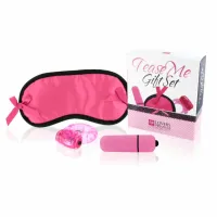 loverspremium tease me gift set pink - zestaw akcesoriow z opaską i