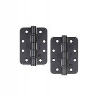 ZAWIAS DRZWIOWY CZARNY SPLATANY 102x76mm 2szt KPL