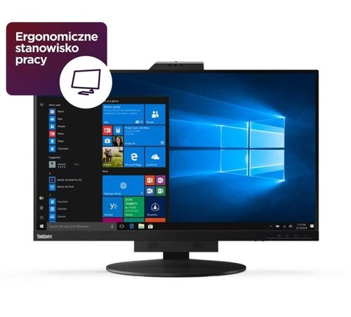 Monitor 27 cali Lenovo Tiny-in-One 2K IPS HDMI DP USB KAMERA PIVOT na Arena.pl