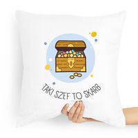 Poduszka Prezent Dla Szefa Szefowa To Skarb Z Nadrukiem Ze Zdjęciem