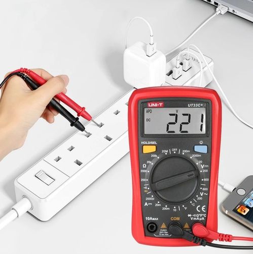 PROFESJONALNY MIERNIK CYFROWY MULTIMETR PRĄDU NAPIĘCIA LCD UNI-T UT33C+ na Arena.pl