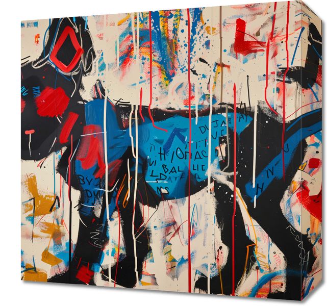 Obraz 40x40cm Miejski Pies zdjęcie 1