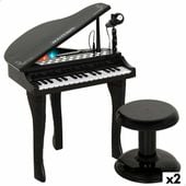 Pianino Edukacyjne do Nauki Bontempi 40 x 62 x 33 cm (2 Sztuk)