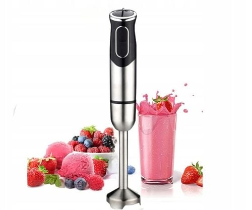 BLENDER RĘCZNY WIELOFUNKCYJNY MOCNY TYTANOWE OSTRZA ZESTAW 6W1 na Arena.pl