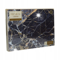 Kitchen Craft Komplet 6 podkładek Navy Marble 30x23cm