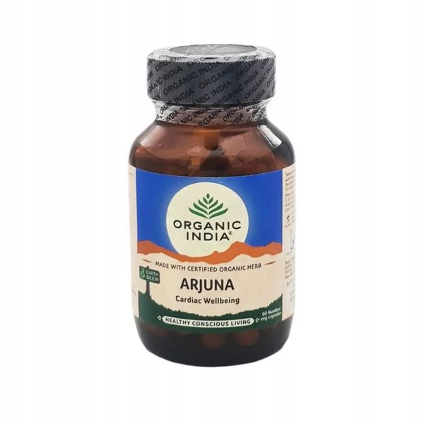 Arjuna zdrowe serce Organic India 60 kapsułek zdjęcie 1