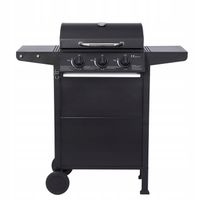 MOCNY GRILL GAZOWY OGRODOWY 8,4KW RUSZT KOPUŁA Z TERMOMETREM PÓŁKI REDUKTOR