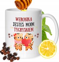Kubek Dla Weroniki Koleżanki Przyjaciółki Prezent Z Nadrukiem Biały 330Ml