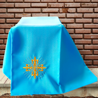 Welon Na Kielich Niebieski Gładki  Rozeta