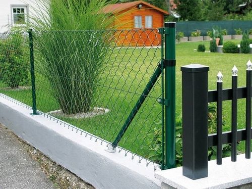 SIATKA OGRODZENIOWA 125 cm OCYNK + PCV ZIELONA drut 3,0 mm rolka 10mb 1,25m na Arena.pl