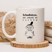 CHAMSKI KUBEK BEZ CENZURY | ŚMIESZNY PREZENT | DO PRACY BIURA DOMU | 330 ml