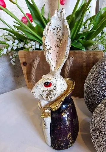 FIGURKA FIGURA - POPIERSIE ZAJĄCA KRÓLIKA model II zdjęcie 8