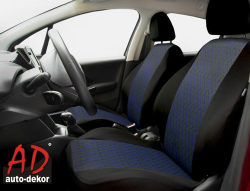 Pokrowce na fotele samochodowe PROFI Niebieskie do FORD MONDEO na Arena.pl