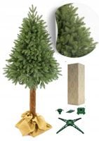 Choinka Na Pniu Świerk REAL TREE 3D 100% PE 180 cm PREMIUM jak żywa