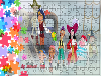 Puzzle tradycyjne Jake - Piraci z Nibylandii