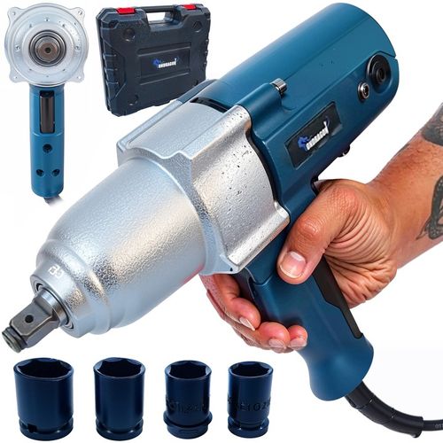 KLUCZ UDAROWY ELEKTRYCZNY 2200W 1/2 800Nm 4x NASADKI 18 19 21 22mm +walizka na Arena.pl