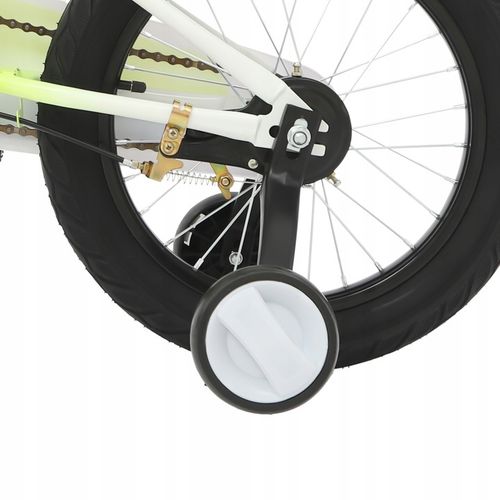 Rower 16’ ze światłami-Rower dziecięcy z kołami Light& Training -żółty na Arena.pl