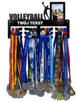 Wieszak na medale z ramką na zdjęcie VOLLEYBALL twoje imię 357.3