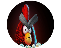 Opłatek na tort Angry Birds