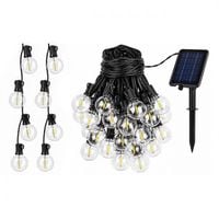 GIRLANDA LED SOLAR 20XE12 G40 IP44 CIEPŁY BIAŁY NA OGRÓD