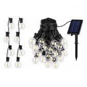 GIRLANDA LED SOLAR 20XE12 G40 IP44 CIEPŁY BIAŁY NA OGRÓD
