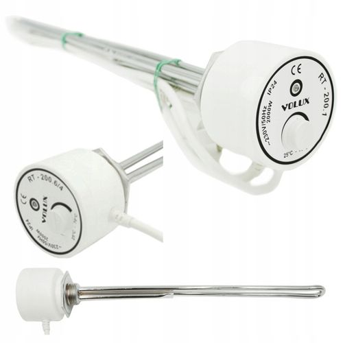 GRZAŁKA ELEKTRYCZNA DO BOJLERA Z TERMOSTATEM VOLUX 2000W 6/4'' na Arena.pl